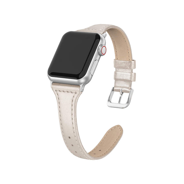 Beige Shimmer Slim Strap - 38mm/40mm/41mm, 42mm/44mm/45mm